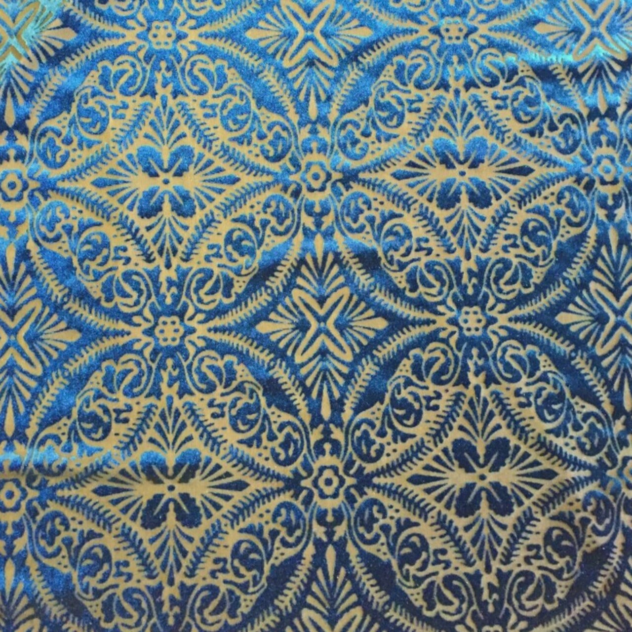 1 Yard Lili Damask Burnout Velvet Fabric for Apparel Crafts Costumes Fashion Decor 58 Inches Width